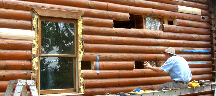 Log Home Repair Cumberland County, Virginia