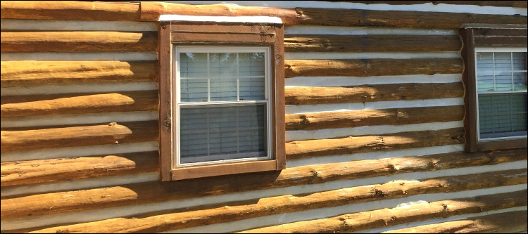 Log Home Whole Log Replacement  Cumberland County, Virginia